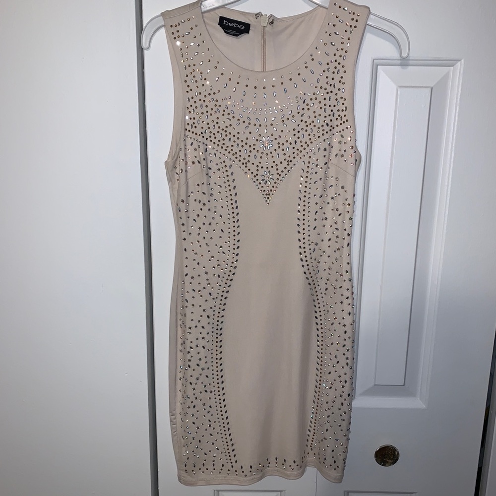 Tan hoco dress